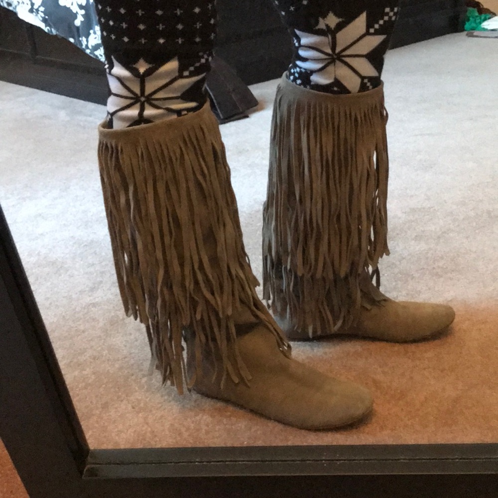 Made in 🇮🇹 Italy 🇮🇹 Vero Cuoio Fringe Boot